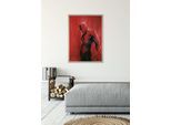 Wandbild KOMAR "Marvel Spider-Man Through the Spider Web", rot (farbe bild(er): rot), Disney, 1 Stk., Vlies, Bilder, Wandbild, 40 x 50 cm (Breite x Höhe) - Kinderzimmer, Dekoration