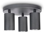 PACO HOME Wandleuchte "TIMO SQ", schwarz, 3, Ø 5,7cm H: 12,7cm, Leuchten, Wandleuchte