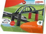 Modelleisenbahn-Hochbahn MÄRKLIN "Märklin my world - Baustein-Set Hochbahn-Brücke - 72218", bunt, Modelleisenbahn-Erweiterungen, Kinder, Kunststoff, Modelleisenbahn-Hochbahn