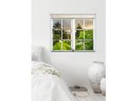 Wandsticker QUEENCE "Wald", grün, B:40cm H:60cm T:0,1cm, Wandtattoos, Wandsticker, Wandsticker, Wandbild, selbstklebend, 3D, Fenster