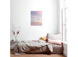 Leinwandbild KOMAR "Endless Rose - Größe 30 x 40 cm", bunt (farbe bild(er): rosa, blau, lila), B:30cm, Holz, Papier, Bilder, Leinwandbild, Keilrahmenbild mi Echtholzrahmen
