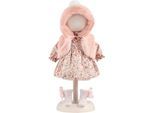 Puppenkleidung LLORENS "Kleiderset Romantik rosa, 35 cm", bunt, Puppenkleidung, Baby, Puppenkleidung