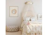 Wandbild KOMAR "Disney Lilo and Stitch Move with Love", farbe bild(er): beige,rosa, Disney, 1 Stk., Vlies, Bilder, Wandbild, 40 x 50 cm (Breite x Höhe) - Kinderzimmer, Dekoration
