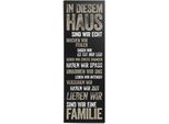 Poster REINDERS "In diesem Haus", schwarz (farbe bild(er): schwarz), B:53cm H:158cm, Papier, Bilder, Poster