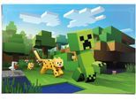 Poster REINDERS "Poster Minecraft", grün (farbe bild(er): grün), B:91,5cm H:61cm, Papier, Bilder, Poster