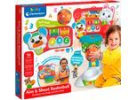 Lernspielzeug CLEMENTONI "Interaktiver Basketball-Korb", bunt, Lernspielzeug, Baby, Kunststoff, Lernspielzeug, mit Licht und Sound