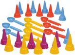 Sandform-Set LENA "KiGa Eis-Set, 30-teilig", bunt, Sand-Spielzeug, Kinder, Kunststoff, Sandform-Set, Made in Europe