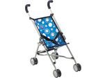 Puppenbuggy CHIC2000 "Roma, Mini-Buggy", blau (boys blau), Puppenwagen, KinderB:29cm H:57cm T:50cm, Kunststoff, Metall, Stoff, Puppenbuggy, B:29cm H:57cm T:50cm