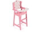 Puppenhochstuhl CHIC2000 "Stars Pink", pink (stars pink), Puppenmöbel, KinderB:30cm H:59cm T:30cm, Puppenhochstuhl, B:30cm H:59cm T:30cm