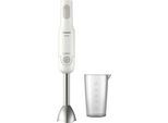 PHILIPS Stabmixer "HR2534/00 Daily Collection ProMix", weiß, B:19cm H:25cm T:18cm, Mixer, Metall Mixstab, inkl. Messbecher, Stabmixer