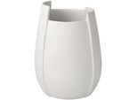 Tischvase GOEBEL "Vase Ova", weiß, B:12cm H:16cm T:11,5cm, Porzellan, Vasen, Tischvase