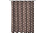Duschvorhang KLEINE WOLKE "Bow", braun, B:180cm H:200cm, Polyester, Duschvorhänge, Duschvorhang