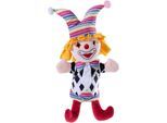 Handpuppe HEUNEC "Clown", bunt, Puppen, Kinder, Handpuppe