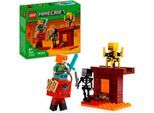 Konstruktionsspielsteine LEGO "Das Lava-Duell im Nether (21266), LEGO Minecraft", bunt, Spielbausteine, Kinder, Kunststoff, Konstruktionsspielsteine, Made in Europe