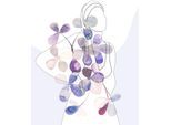 Bild KOMAR "Gardening Season", blau (farbe bild(er): pastell), B:30cm H:40cm, Holz, Papier, Bilder, Bild, Wandbild zur Dekoration - ohne Rahmen
