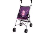 Puppenbuggy BAYER "lila mit Fee", lila (lila fee), Puppenwagen, KinderB:27cm H:56cm T:47cm, Puppenbuggy, B:27cm H:56cm T:47cm