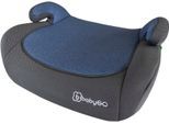 Kindersitzerhöhung BABYGO "Booster I Size, 126-150 cm", Baby, blau (blau melange), Polyester, Kindersitze Kindersitzerhöhung