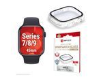 DISPLEX Displayschutzglas "Smartwatch Glass All-In-One Protector Full Body", transparent, B:9cm H:1,4cm T:13,5mm, Displayfolien, Displayschutzfolie, Schutzfolie, Bildschirmschutz, kratz- & stoßfest, Displayschutzglas