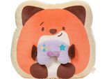 Kuscheltier NICI "mymochi, Fuchs Geeks mit Spielkonsole 35x33x12 cm", braun, Plüschfiguren, KinderB:35cm H:33cm L:12cm, Plüsch, Kuscheltier, B:35cm H:33cm L:12cm