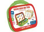 Lernspielzeug CLEMENTONI "Lernbox - Buchstaben und Tiere", bunt, Lernspielzeug, Baby, Kunststoff, Lernspielzeug, Made in Europe