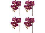 Kunstorchidee CREATIV GREEN "Orchidee Phalaenopsis", lila, H:44cm, Kunstpflanzen, Kunstorchidee, mit real-touch-Blüten