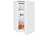 EXQUISIT Kühlschrank "KS117-3-040E", Energieeffizienz: E, silber (weiß), B:48cm H:85cm T:49,5cm, Kühlschränke, Perfekte Kühlung & Gefrierfach: 81 L Mini-Kombi für jede Küche", Kühlschrank