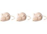 Tierfigur CREATIV HOME "Deko-Figur Maus", rosa, B:13,5cm H:8cm T:6,5cm, Keramik, Dekofiguren, Tierfigur