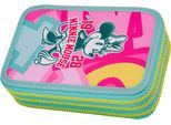 Federmäppchen COOLPACK "Etui, Disney, Minnie Mouse", Kinder, pink (minnie mouse), Polyester, Schreibgeräteetuis Federmäppchen, befüllt