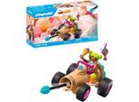 Konstruktions-Spielset PLAYMOBIL "Rasende Eistüte (71718), Funstars", bunt, Spielbausteine, Kinder, Kunststoff, Konstruktions-Spielset, Made in Europe