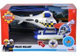 Spielzeug-Hubschrauber SIMBA "Feuerwehrmann Sam, Polizei Wallaby", weiß (weiß, blau), Spielzeugfahrzeuge, Kinder, Spielzeug-Hubschrauber, mit Licht- und Soundeffekten
