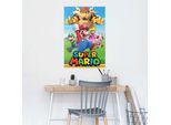 Poster REINDERS "Super Mario - Karakter Montage", bunt (farbe bild(er): bunt), B:61cm H:91,5cm T:0,1cm, Holzwerkstoff, Bilder, Poster