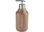 Seifenspender KLEINE WOLKE "Bow", braun (cappuccino), Steinzeug, Dosierspender, Seifenspender