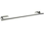 Handtuchstange WENKO "Orea", silber (silberfarben), B:60cm H:4,5cm T:7cm, Edelstahl, Handtuchhalter, Handtuchstange, Turbo-Loc