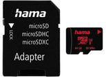 HAMA Speicherkarte "microSD Karte Memory Pro 4K, Adapter/Mobile, UHS Speed C3 UHS-I 80MB/s", schwarz, 64 GB, Speicherkarten, Speicherkarte