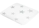 Duscheinlage KLEINE WOLKE "Stars", grau (weiß, grau), B:55cm L:55cm, Kunststoff, Wanneneinlagen, Duscheinlage, BxL: 55x55 cm