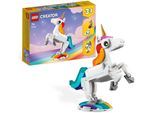 Konstruktionsspielsteine LEGO "Magisches Einhorn (31140), LEGO Creator 3in1", bunt, Spielbausteine, Kinder, Kunststoff, Konstruktionsspielsteine
