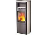 Kaminofen HARK "»Nika EcoPlus creme-weiß«", weiß (grau), Kaminöfen, Kaminofen