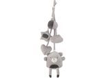 Greifspielzeug ROBA "Anhängerset Lil Cuties Sammy", grau (lil cuties sammy), Greifspielzeug, Baby, Polyester, Greifspielzeug, passend zum Spieltrapez Montessori