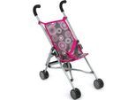 Puppenbuggy CHIC2000 "Roma, Mini-Buggy", pink (hot pink), Puppenwagen, KinderB:29cm H:57cm T:50cm, Kunststoff, Metall, Stoff, Puppenbuggy, B:29cm H:57cm T:50cm