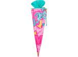 Schultüte MCNEILL "Minnie Mouse", Kinder, Gr. B/H/L: 70cm, pink (minnie mouse), Polyester, Papierdekoration Schultüte