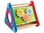 Motorikwürfel HAPE "Tierische Actionbox", bunt, Motorikspielzeug, BabyH:25cm, Holz, Motorikwürfel, H:25cm