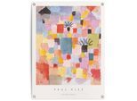 Poster REINDERS "Paul Klee II", bunt (farbe bild(er): bunt), B:60cm H:80cm T:0,1cm, Leinwand, Bilder, Poster, Outdoor für Garten oder Balkon