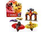 Konstruktionsspielsteine LEGO "Drachen-Spinjitzu Battle Pack (71826), LEGO Ninjago", bunt, Spielbausteine, Kinder, Kunststoff, Konstruktionsspielsteine, Made in Europe