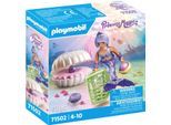 Konstruktions-Spielset PLAYMOBIL "Meerjungfrau mit Perlmuschel (71502), Princess Magic", bunt, Spielbausteine, Kinder, Kunststoff, Konstruktions-Spielset, Made in Europe
