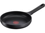 Bratpfanne TEFAL "Trattoria Pro", schwarz, Ø:24cm, Pfannen, Bratpfanne, Robust, Antihaftversiegelung, Temperaturanzeiger, Induktion