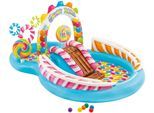 Planschbecken INTEX "Candy Zone Play Center", bunt, B:191cm H:130cm L:295cm, PVC, Vinyl, Planschbecken, Planschbecken