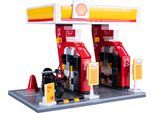 Konstruktions-Spielset JAMARA "CaDA, Bricks, Shell Tankstelle (402858)", bunt, Spielbausteine, Kinder, Kunststoff, Konstruktions-Spielset