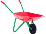 Schubkarre HAPPY PEOPLE "aus Metall", rot, Schubkarren, KinderB:79,5cm H:42cm T:43cm, Metall, Schubkarre, für Kinder, B:79,5cm H:42cm T:43cm