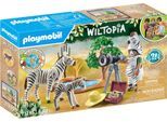 Konstruktions-Spielset PLAYMOBIL "Unterwegs mit der Tierfotografin (71295), Wiltopia", bunt, Spielbausteine, Kinder, Kunststoff, Konstruktions-Spielset, teilweise aus recyceltem Material; Made in Europe