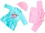 Puppenkleidung BAYER "Kleid/Jacke blau 46 cm", blau (blau, rosa), Puppenkleidung, Baby, Puppenkleidung